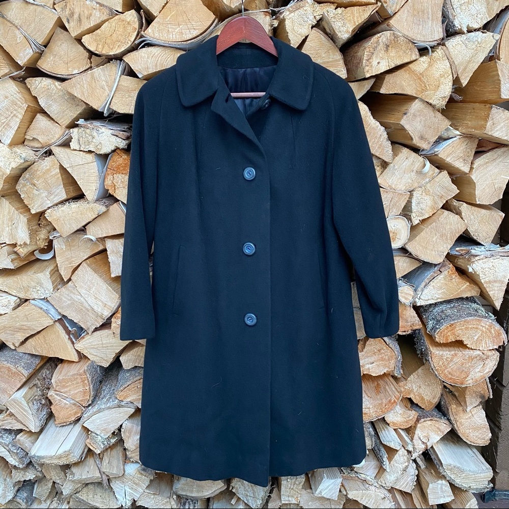 Vintage 100% Cashmere Peacoat
